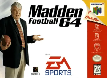 Madden Football 64 (USA) box cover front